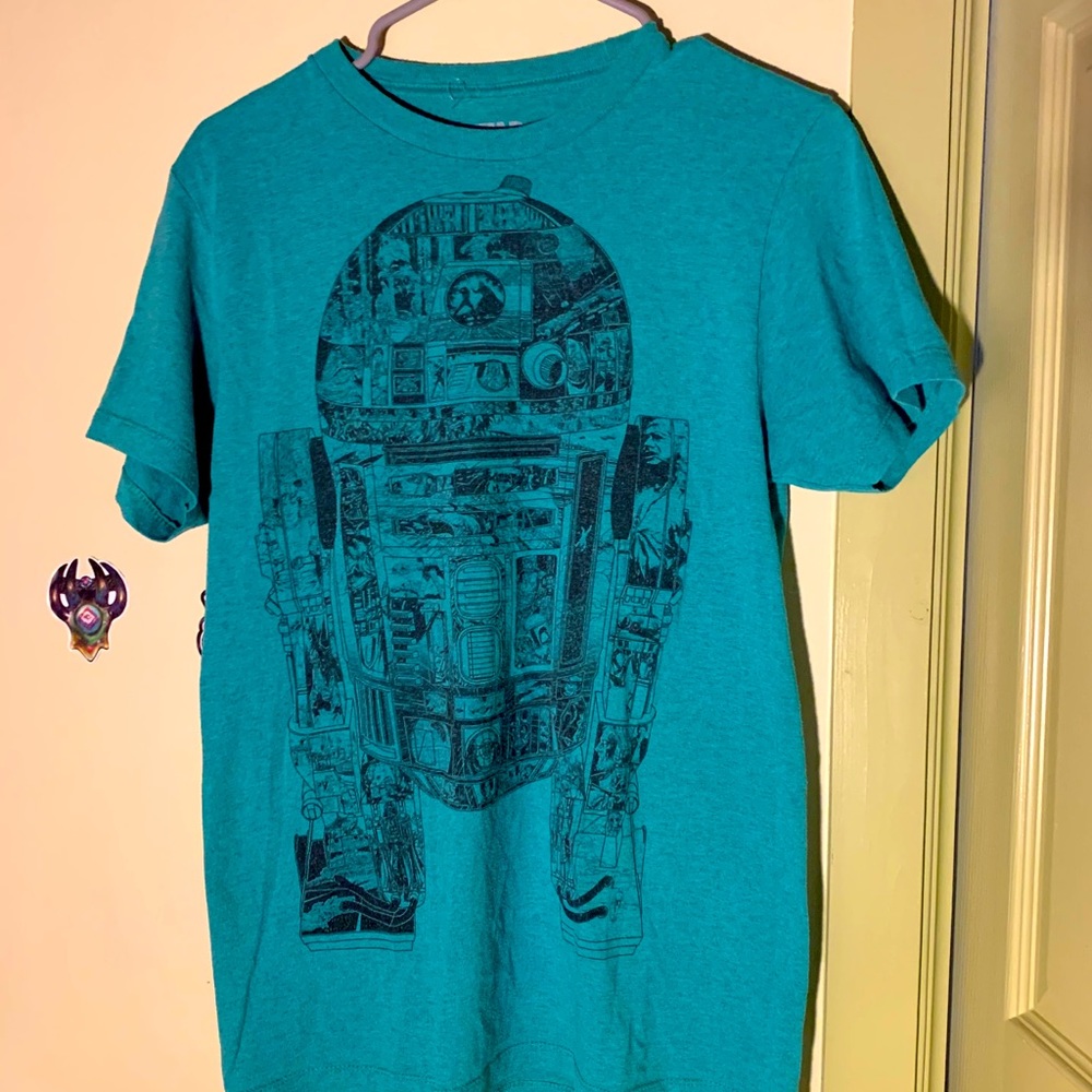 R2D2 Star Wars Teal T-shirt
